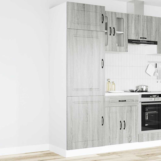 vidaXL Kitchen Cupboard "Kalmar" Grey Sonoma Engineered Wood