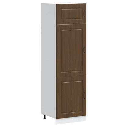 vidaXL Kitchen Cupboard "Kalmar" Brown Oak Engineered Wood