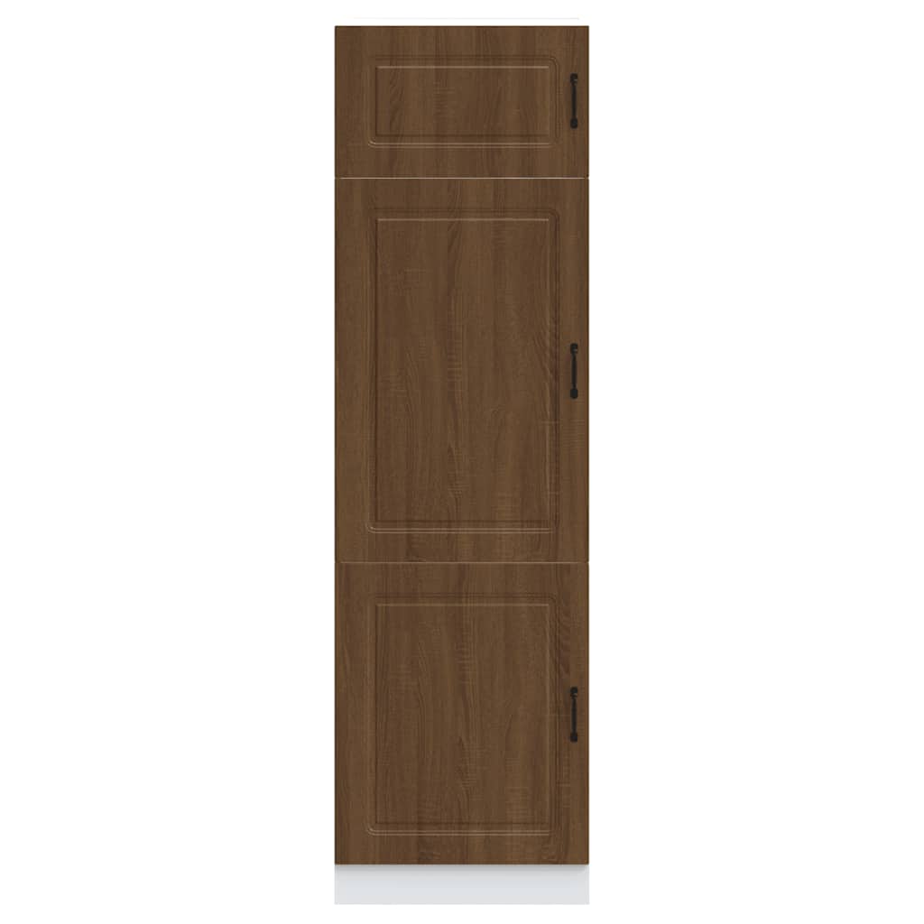 vidaXL Kitchen Cupboard "Kalmar" Brown Oak Engineered Wood