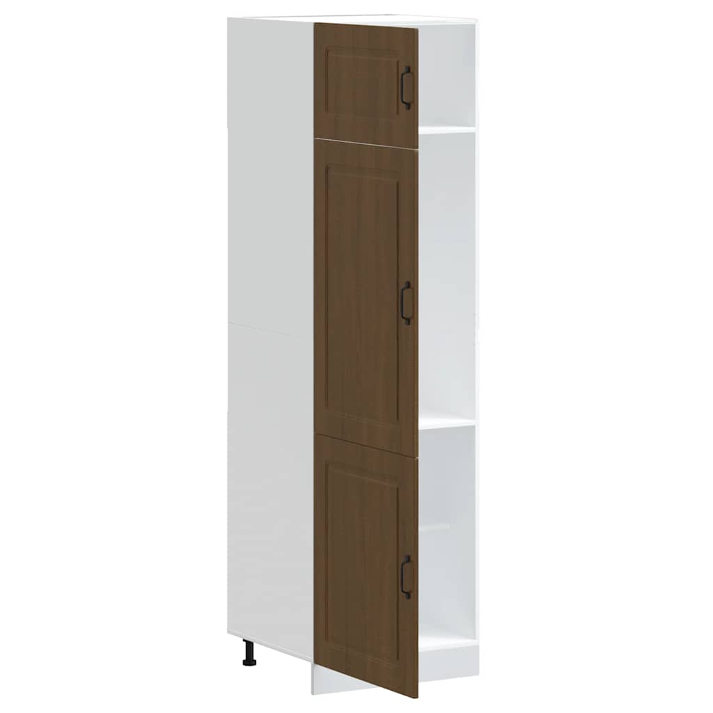 vidaXL Kitchen Cupboard "Kalmar" Brown Oak Engineered Wood
