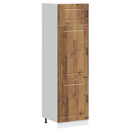 vidaXL Kitchen Cupboard "Kalmar" Old Wood Engineered Wood