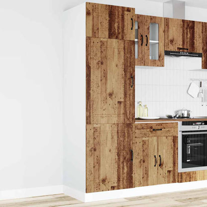 vidaXL Kitchen Cupboard "Kalmar" Old Wood Engineered Wood