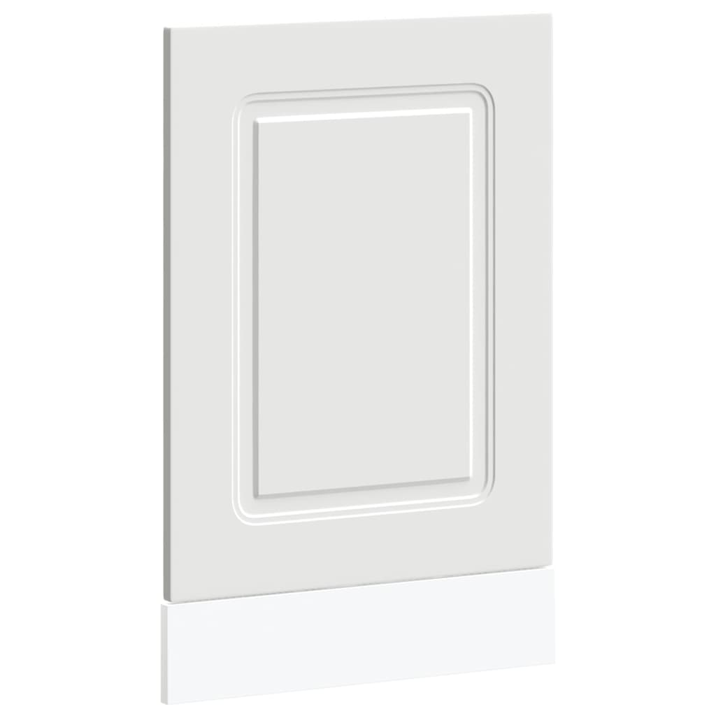 vidaXL Dishwasher Panel "Kalmar" White 45x1,5x57 cm Engineered Wood