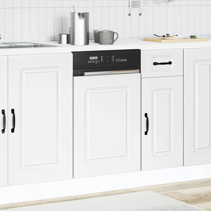 vidaXL Dishwasher Panel "Kalmar" White 45x1,5x57 cm Engineered Wood
