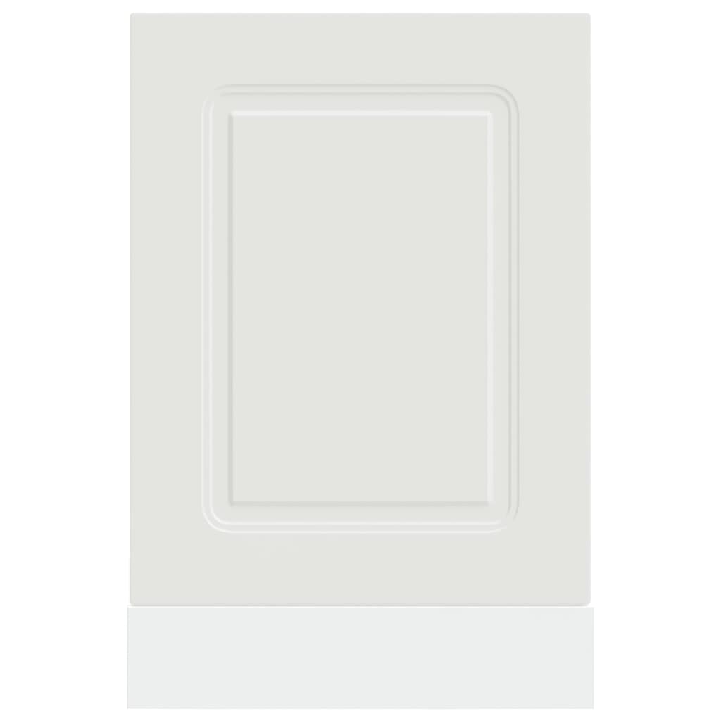 vidaXL Dishwasher Panel "Kalmar" White 45x1,5x57 cm Engineered Wood