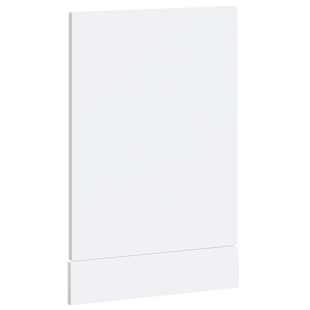 vidaXL Dishwasher Panel "Kalmar" White 45x1,5x57 cm Engineered Wood