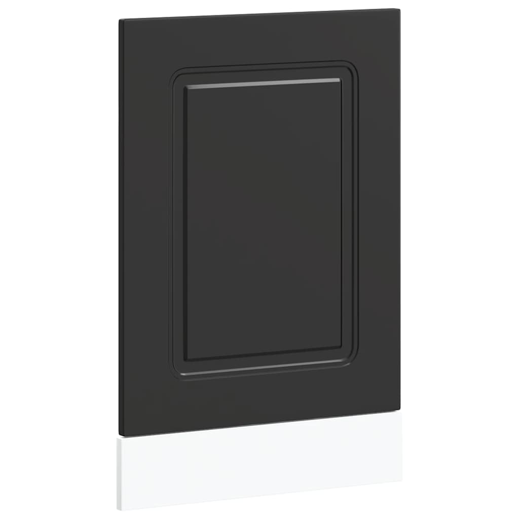 vidaXL Dishwasher Panel "Kalmar" Black 45x1,5x57 cm Engineered Wood