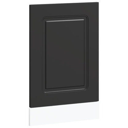 vidaXL Dishwasher Panel "Kalmar" Black 45x1,5x57 cm Engineered Wood