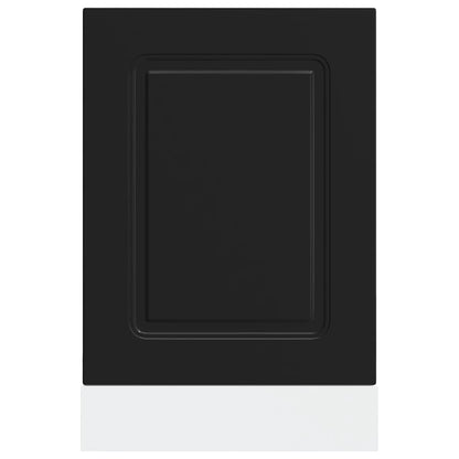 vidaXL Dishwasher Panel "Kalmar" Black 45x1,5x57 cm Engineered Wood