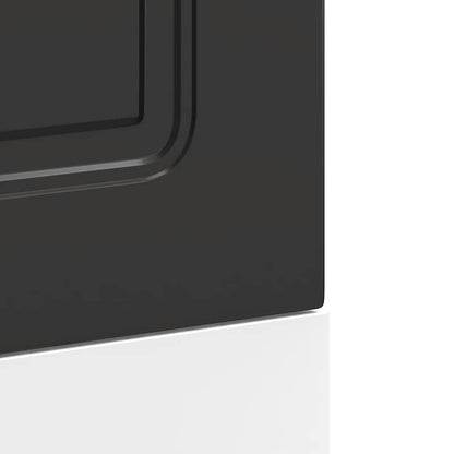 vidaXL Dishwasher Panel "Kalmar" Black 45x1,5x57 cm Engineered Wood