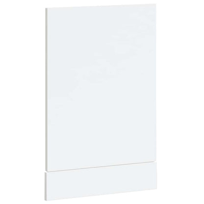 vidaXL Dishwasher Panel "Kalmar" High Gloss White 45x1,5x57 cm Engineered Wood