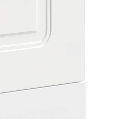 vidaXL Dishwasher Panel "Kalmar" High Gloss White 45x1,5x57 cm Engineered Wood