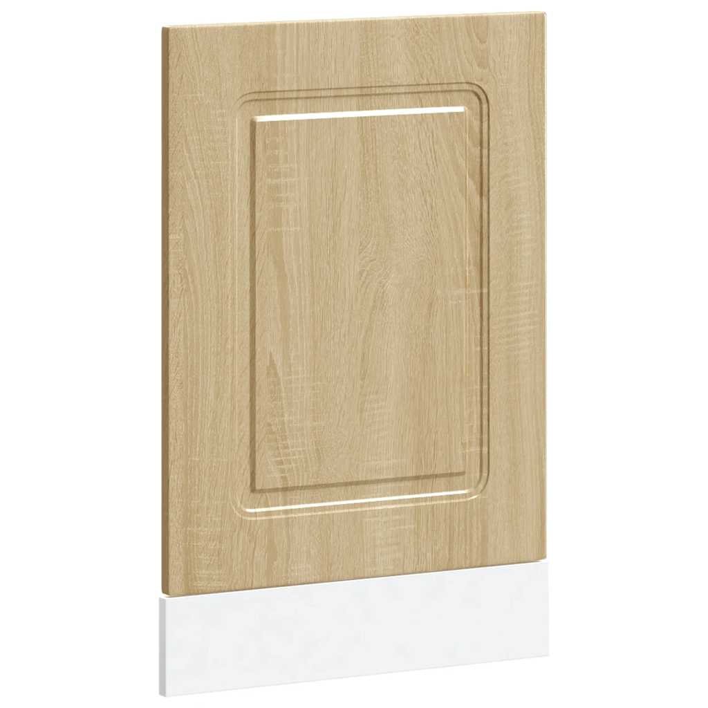 vidaXL Dishwasher Panel Kalmar Sonoma Oak 45x1.5x57 cm Engineered Wood