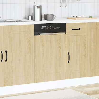 vidaXL Dishwasher Panel "Kalmar" Sonoma Oak 45x1,5x57 cm Engineered Wood
