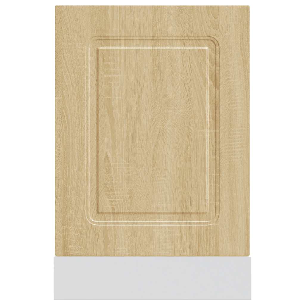 vidaXL Dishwasher Panel Kalmar Sonoma Oak 45x1.5x57 cm Engineered Wood