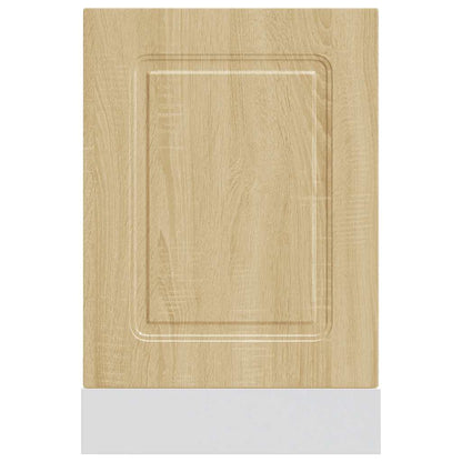 vidaXL Dishwasher Panel Kalmar Sonoma Oak 45x1.5x57 cm Engineered Wood