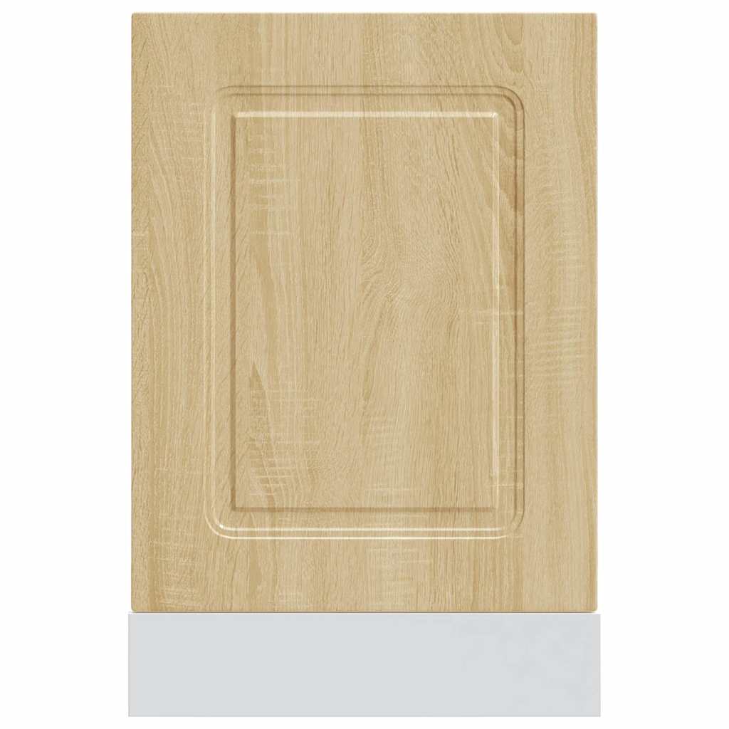 vidaXL Dishwasher Panel "Kalmar" Sonoma Oak 45x1,5x57 cm Engineered Wood
