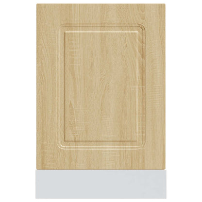 vidaXL Dishwasher Panel "Kalmar" Sonoma Oak 45x1,5x57 cm Engineered Wood