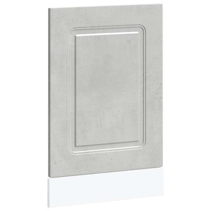 vidaXL Dishwasher Panel "Kalmar" Concrete Grey 45x1,5x57 cm Engineered Wood