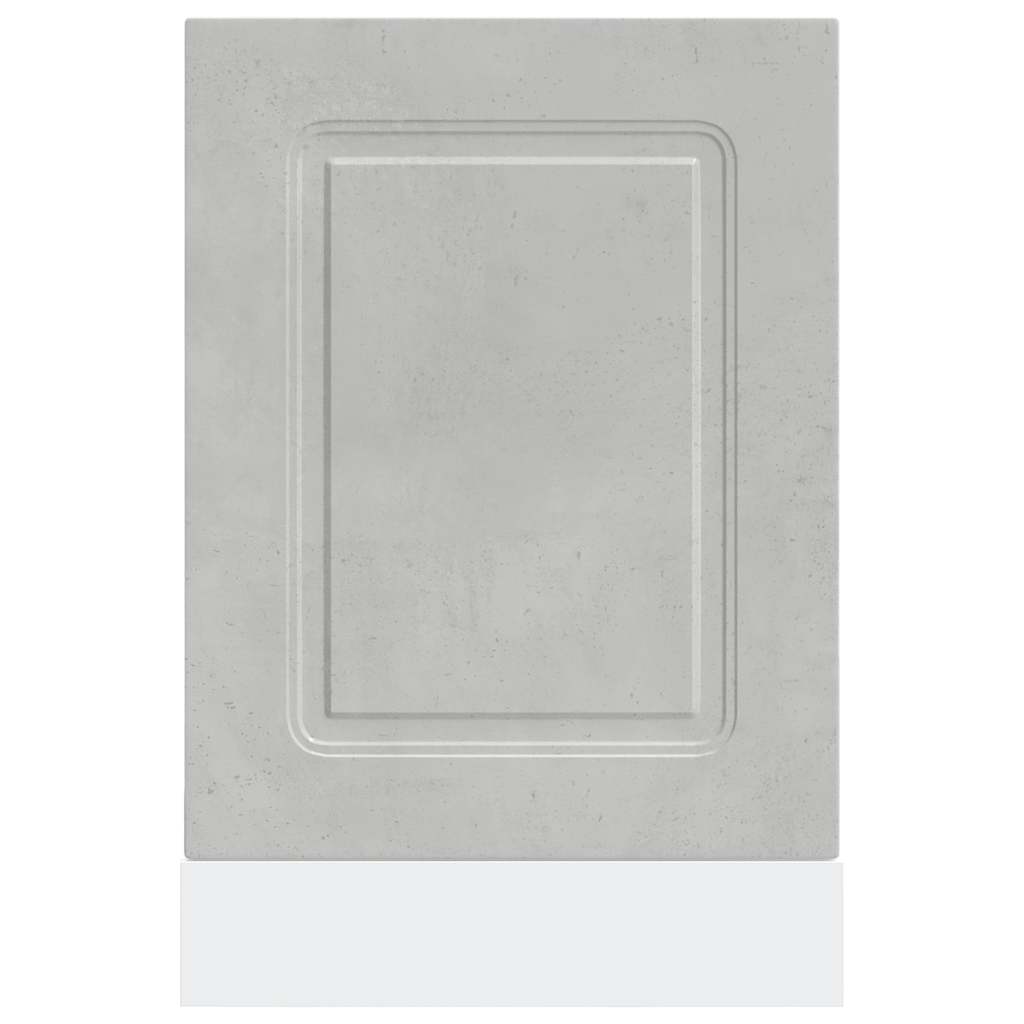 vidaXL Dishwasher Panel "Kalmar" Concrete Grey 45x1,5x57 cm Engineered Wood