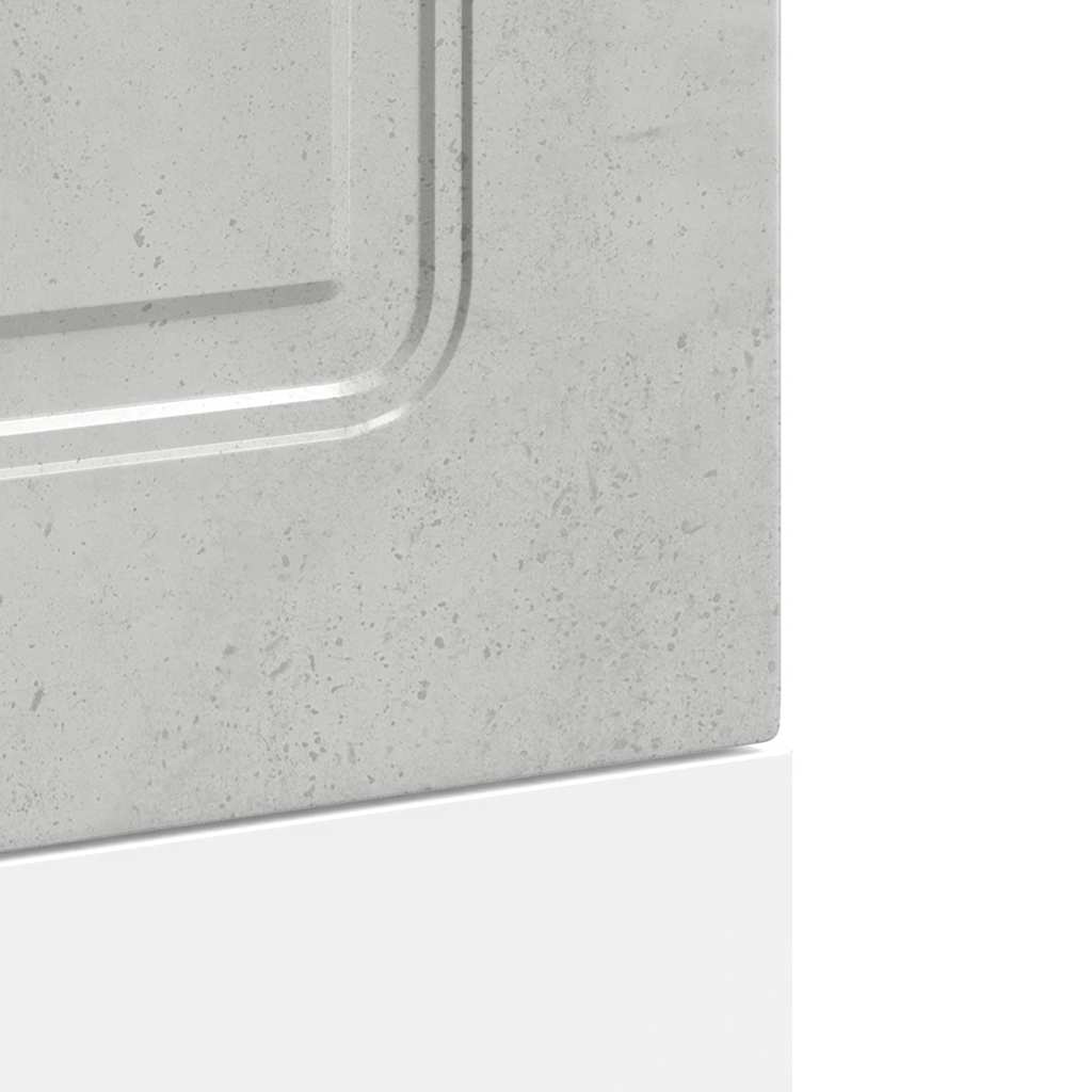 vidaXL Dishwasher Panel "Kalmar" Concrete Grey 45x1,5x57 cm Engineered Wood