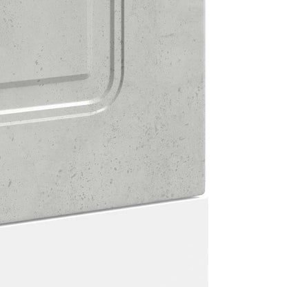 vidaXL Dishwasher Panel "Kalmar" Concrete Grey 45x1,5x57 cm Engineered Wood