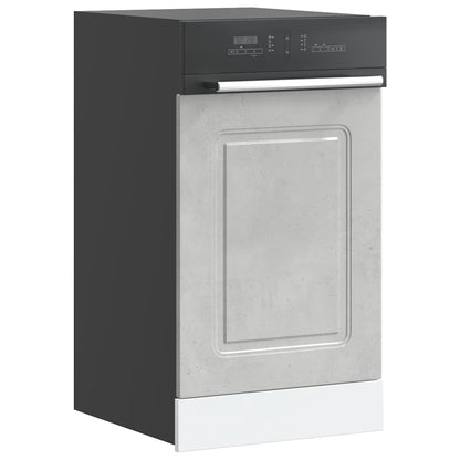 vidaXL Dishwasher Panel "Kalmar" Concrete Grey 45x1,5x57 cm Engineered Wood