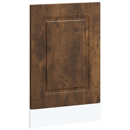 vidaXL Dishwasher Panel "Kalmar" Smoked Oak 45x1,5x57 cm Engineered Wood