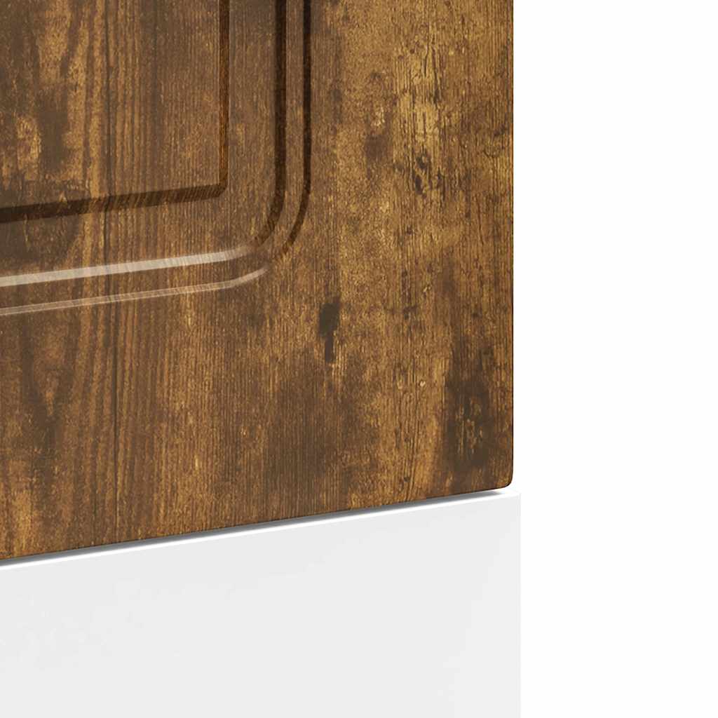 vidaXL Dishwasher Panel "Kalmar" Smoked Oak 45x1,5x57 cm Engineered Wood
