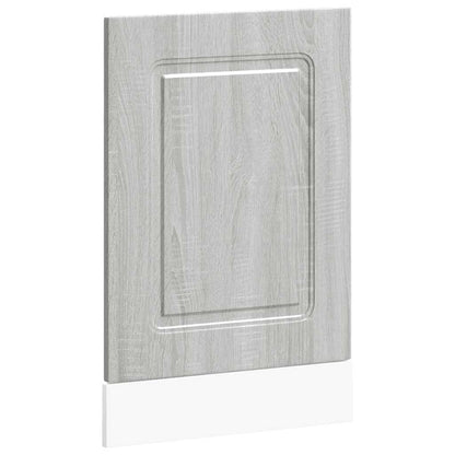 vidaXL Dishwasher Panel "Kalmar" Grey Sonoma 45x1,5x57 cm Engineered Wood