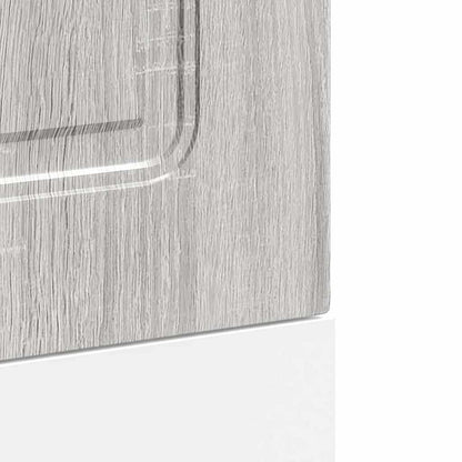 vidaXL Dishwasher Panel "Kalmar" Grey Sonoma 45x1,5x57 cm Engineered Wood