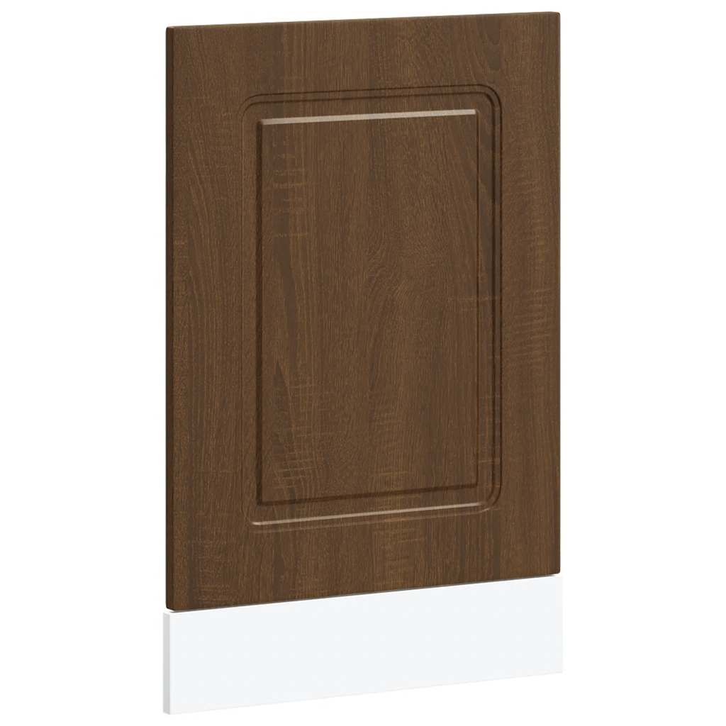 vidaXL Dishwasher Panel "Kalmar" Brown Oak 45x1,5x57 cm Engineered Wood