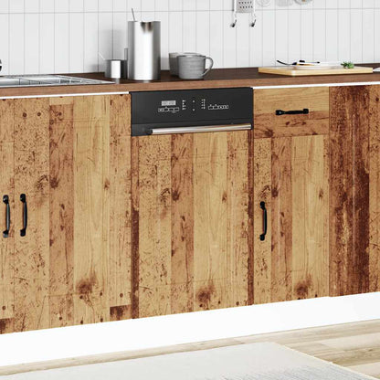vidaXL Dishwasher Panel Kalmar Old Wood 45x1.5x57 cm Engineered Wood