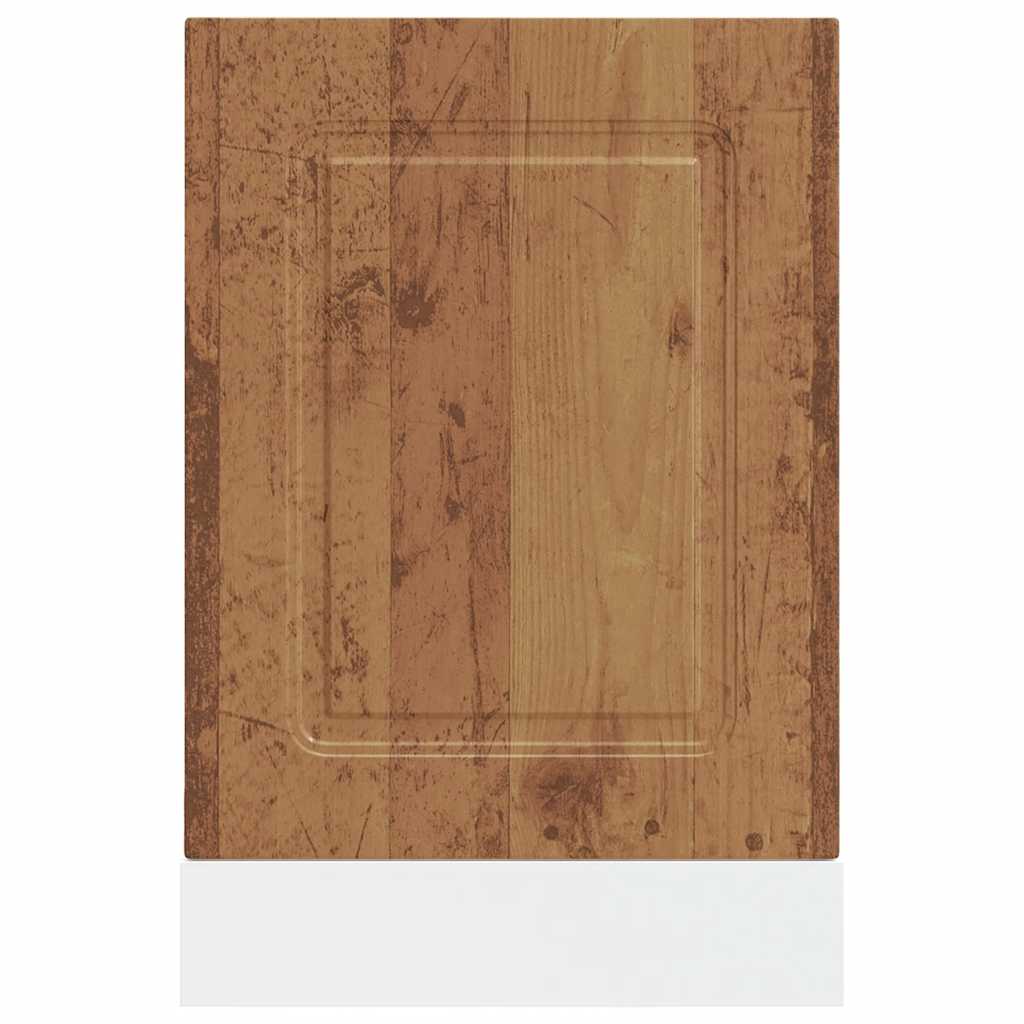 vidaXL Dishwasher Panel Kalmar Old Wood 45x1.5x57 cm Engineered Wood