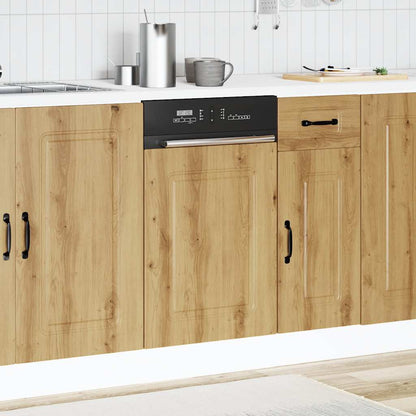 vidaXL Dishwasher Panel Kalmar Artisan Oak 45x1.5x57 cm Engineered Wood