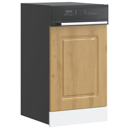 vidaXL Dishwasher Panel Kalmar Artisan Oak 45x1.5x57 cm Engineered Wood