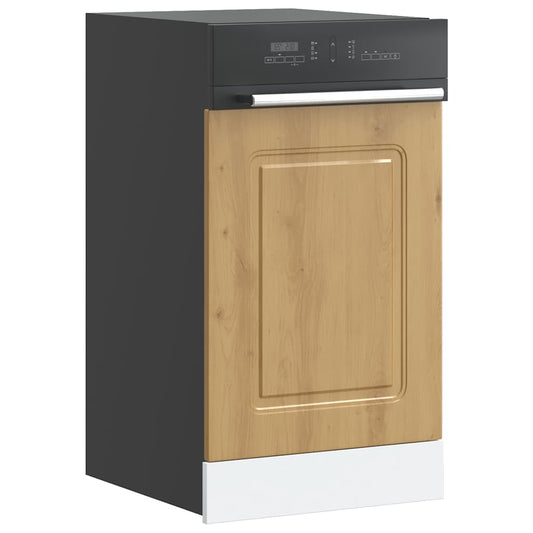 vidaXL Dishwasher Panel "Kalmar" Artisan Oak 45x1,5x57 cm Engineered Wood