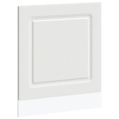 vidaXL Dishwasher Panel Kalmar White 60x1.5x57 cm Engineered Wood