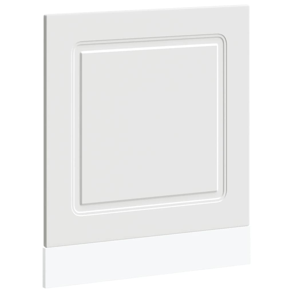 vidaXL Dishwasher Panel "Kalmar" White 60x1,5x57 cm Engineered Wood