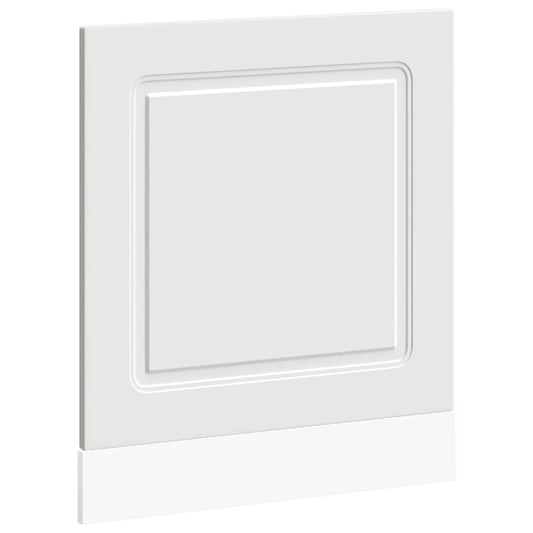 vidaXL Dishwasher Panel "Kalmar" White 60x1,5x57 cm Engineered Wood