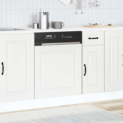 vidaXL Dishwasher Panel "Kalmar" White 60x1,5x57 cm Engineered Wood
