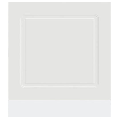 vidaXL Dishwasher Panel Kalmar White 60x1.5x57 cm Engineered Wood