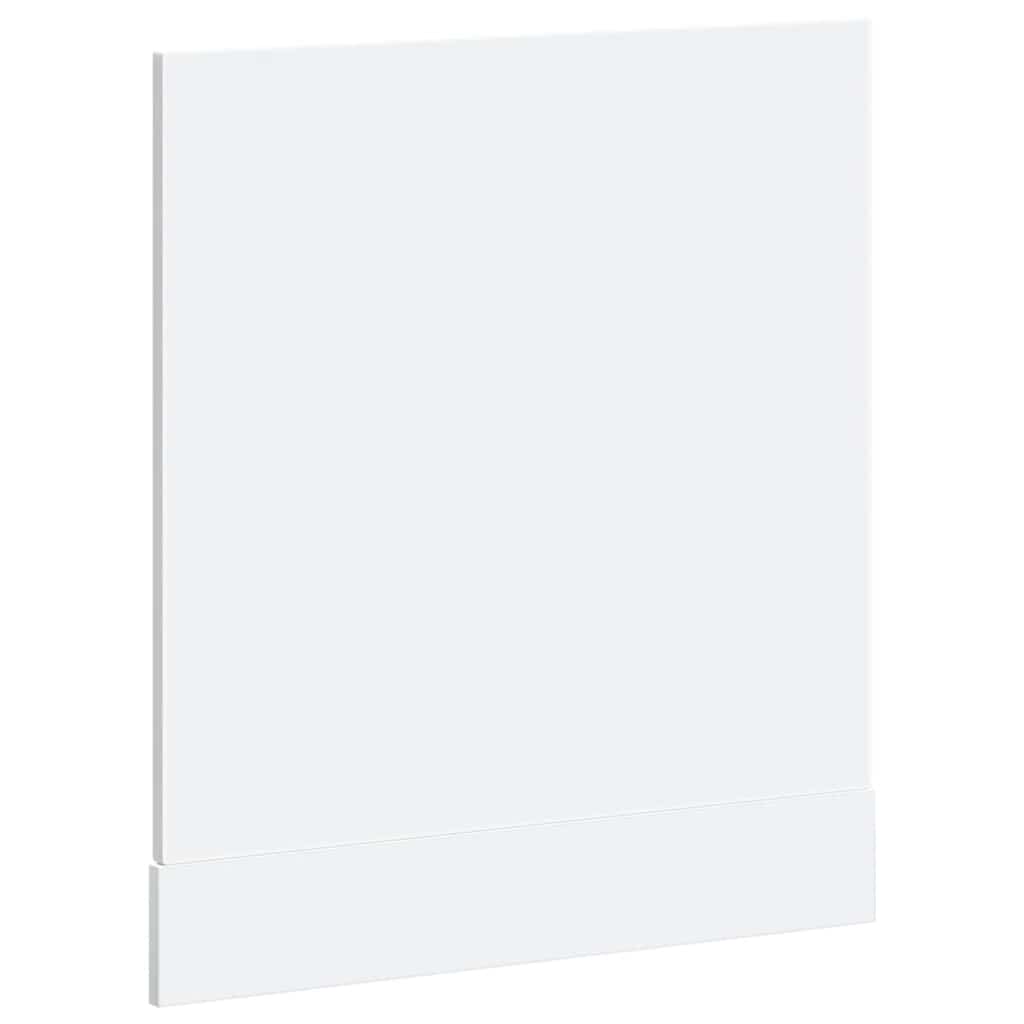 vidaXL Dishwasher Panel Kalmar White 60x1.5x57 cm Engineered Wood