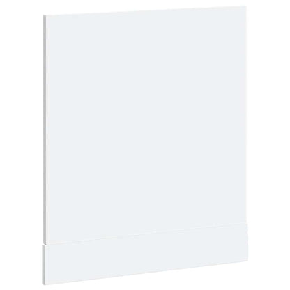 vidaXL Dishwasher Panel Kalmar White 60x1.5x57 cm Engineered Wood