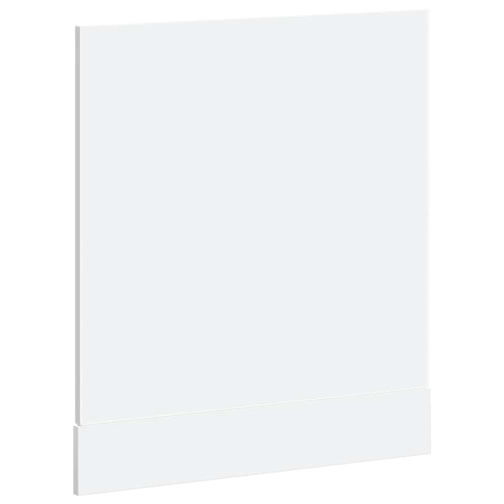 vidaXL Dishwasher Panel "Kalmar" White 60x1,5x57 cm Engineered Wood