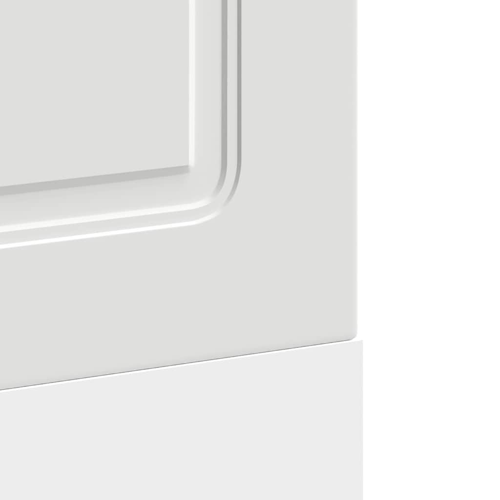 vidaXL Dishwasher Panel Kalmar White 60x1.5x57 cm Engineered Wood