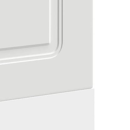 vidaXL Dishwasher Panel Kalmar White 60x1.5x57 cm Engineered Wood