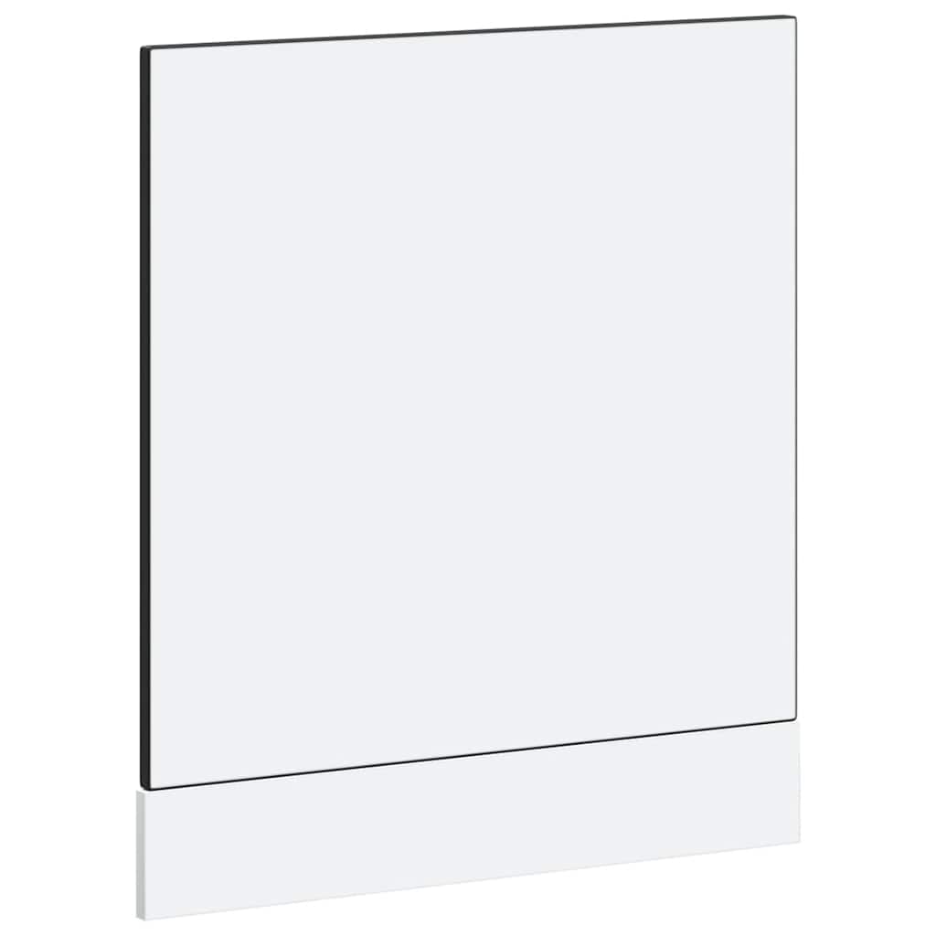 vidaXL Dishwasher Panel Kalmar Black 60x1.5x57 cm Engineered Wood
