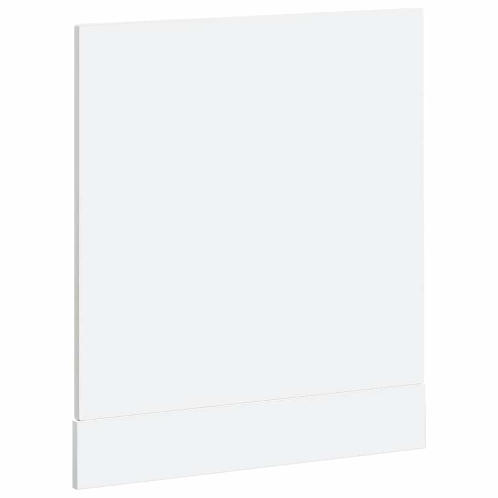 vidaXL Dishwasher Panel "Kalmar" High Gloss White 60x1,5x57 cm Engineered Wood