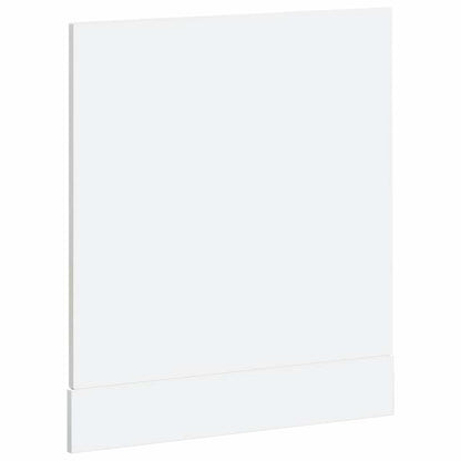 vidaXL Dishwasher Panel "Kalmar" High Gloss White 60x1,5x57 cm Engineered Wood